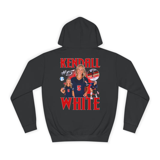 Kendall White Premium Hoodie