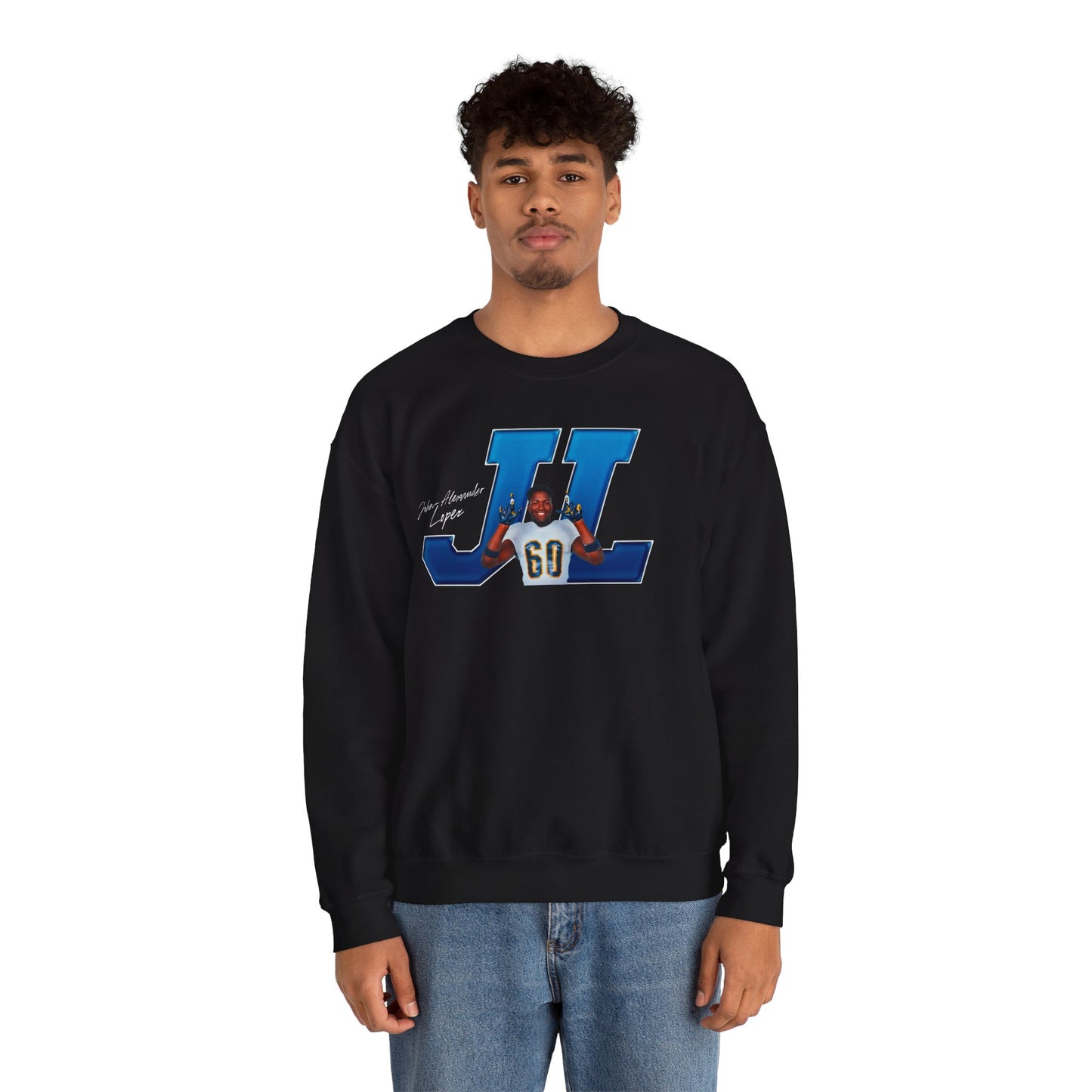 John-Alexander Lopez Big Initials Crewneck Sweatshirt