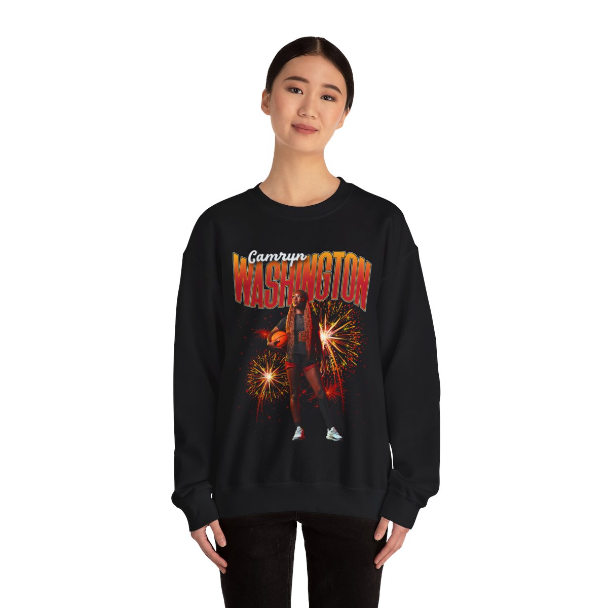 Camryn Washington Athlete Glory Crewneck Sweatshirt
