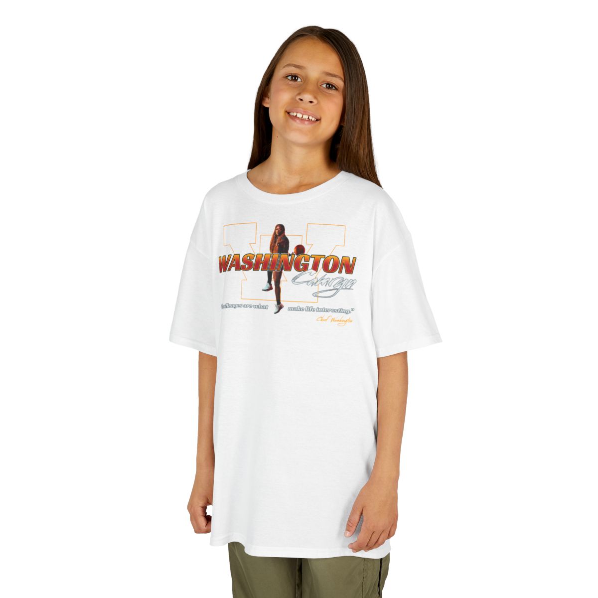 Camryn Washington Big Last Name Kids Tee