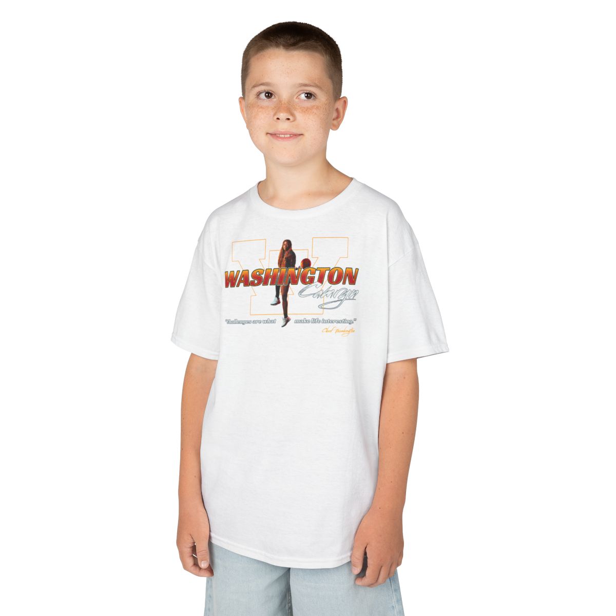 Camryn Washington Big Last Name Kids Tee