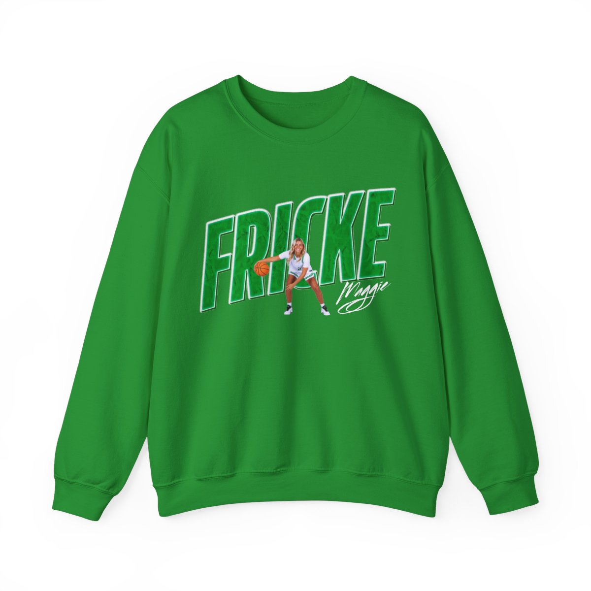 Maggie Fricke Cursive Combo Colored Crewneck Sweatshirt