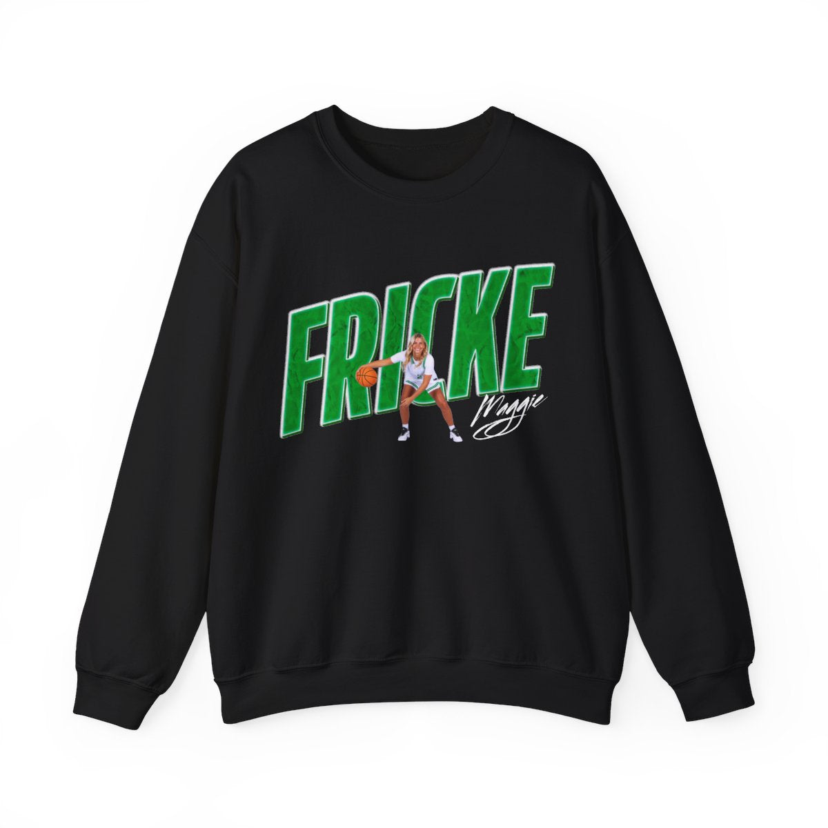 Maggie Fricke Cursive Combo Colored Crewneck Sweatshirt